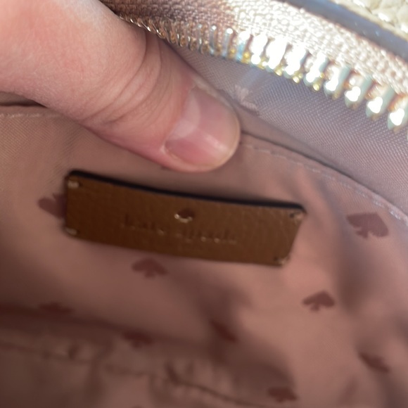 Kate Spade Mustard Suede & Brown Leather Camera Crossbody Bag - Picture 9 of 10